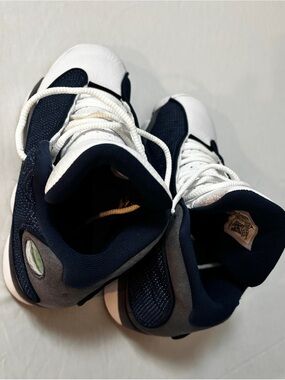 Air Jordan 13 Retro GS Obsidian White Navy 5Y Womens 6.5 Sneakers
